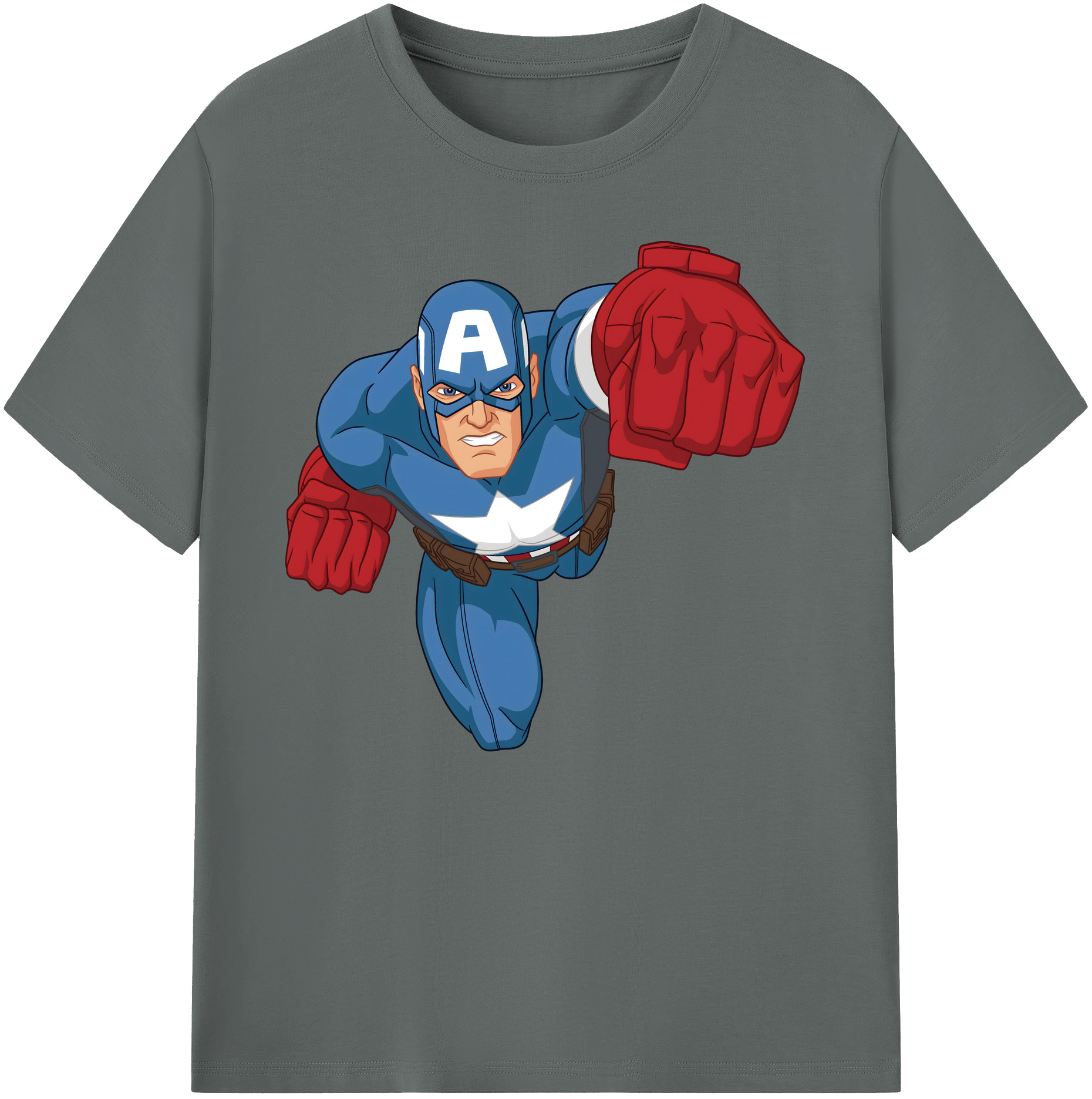 （画像用） アベンジャーズ The Avengers 綿100％ メンズ半袖Tシャツ｜肌触りやわらか＆通気性